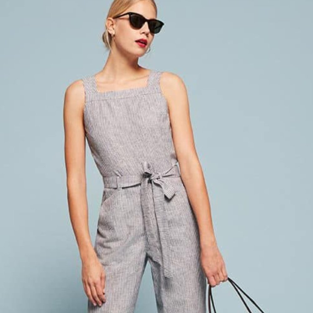 Reformation Clearwater Linen Jumpsuit